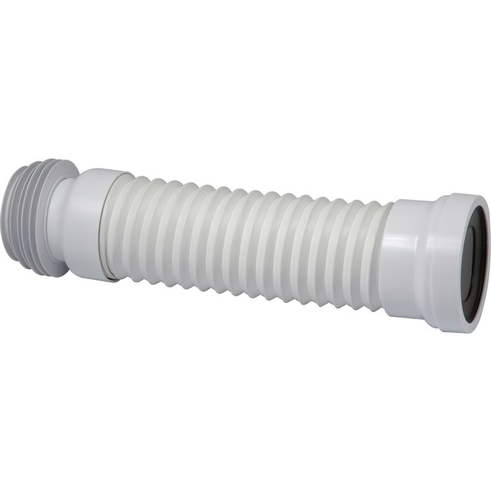 Pipe WC extensible à mémoire de forme - CODITHERM - Spirale intérieur en acier - Extensible - 270 à 540mm - Coditherm