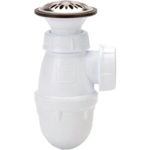Combiné bonde + siphon pour urinoir - NICOLL - A grille bombée - Nicoll