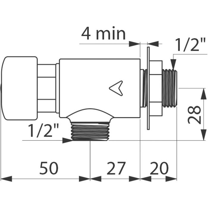 Robinet de lave-mains - DELABIE - Tempostop - Delabie – Image 2