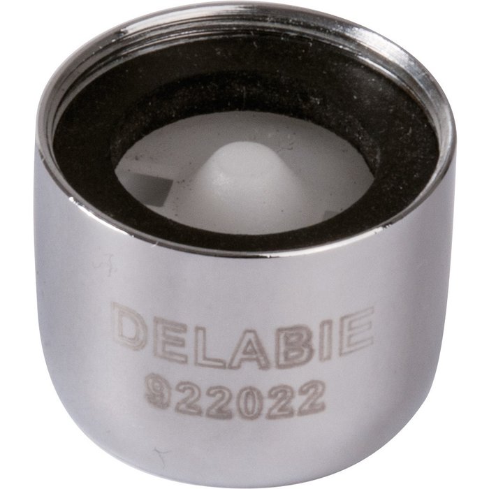 Brise-jet ECO antitartre – DELABIE – F22x100 – Débit réglable 1,5 à 6 L/min – Préréglé 3 L/min – Lot de 2 - Delabie