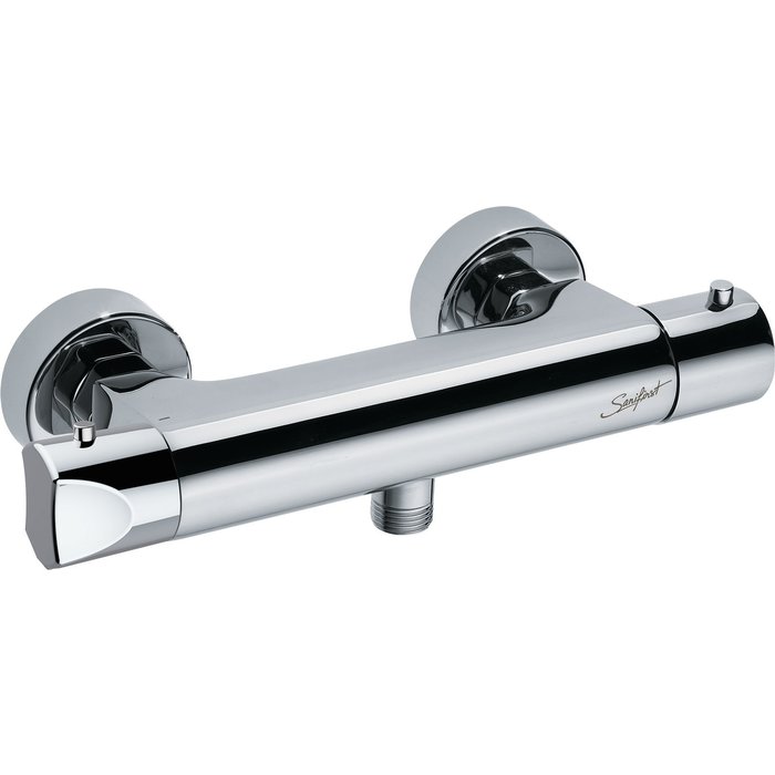 Mitigeur thermostatique de douche hospitalier – SANIFIRST – Choc thermique – Entraxe 150 mm - Sanifirst
