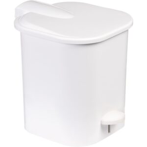Poubelle carrée à pédale plastique - Gilac - 4 Litre - Gilac