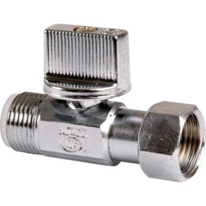 Robinet d'arrêt 1/4 de tour - ARCO - MF 1/2" - Nickelé mat - Arco