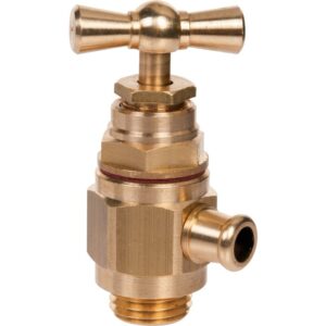 Robinet d'arrêt avec purgeur à bec -M 3/8" - Watts industries - Watts