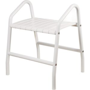 Banc de douche 2 poignées - aluminium blanc - Pellet ASC - Pellet