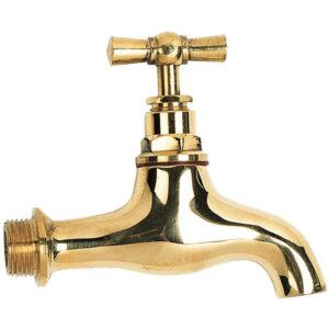 Robinet à bec lisse - M 1/2" - Laiton poli - Watts industries - Watts
