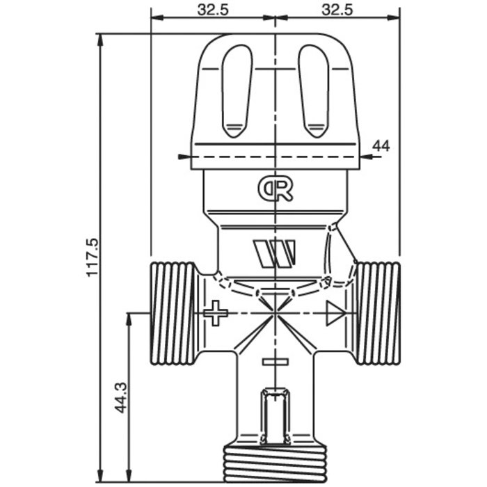 Régulateur limiteur thermostatique - WATTS INDUSTRIE - M 3/4" - Watts – Image 2