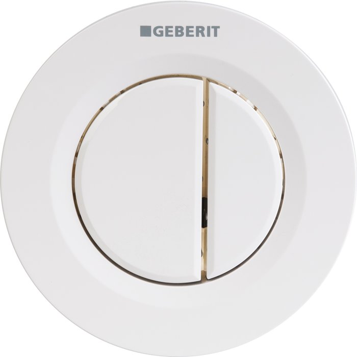 Commande déporté pneumatique - GEBERIT - Rinçage double touche - Poussoir à encastrer - Geberit