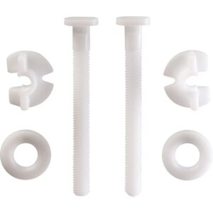 Vis de fixation plastique pour abattant WC Monaco et Menton - Siamp