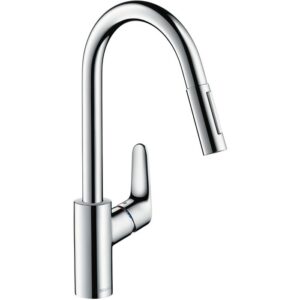 Mitigeur évier - HANSGROHE - Avec douchette extractible - 10 l/min - Hansgrohe