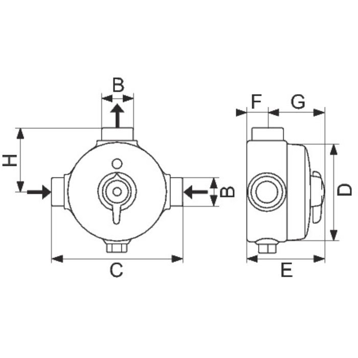 Mitigeur eram - 48 à 72 L/min - Ideal Standard - Porcher – Image 2