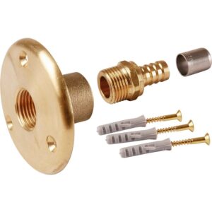 Applique sortie de cloison à sertir - Watts industries - PER Ø 12 mm - F 1/2" - Watts