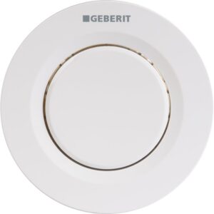 Bouton poussoir blanc - Simple touche - Réservoir dissimulé - Geberit