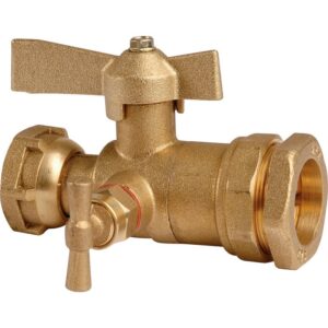 Robinet d'arrêt après compteur d'eau