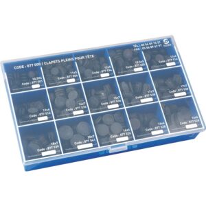 Assortiment de joints clapets pleins - Coffret de 500 pièces - SIDER