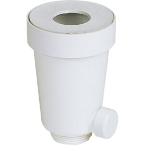 Siphon d’urinoir – NICOLL – PVC blanc – Ø32/42 mm – Joint élastomère intégré - Nicoll