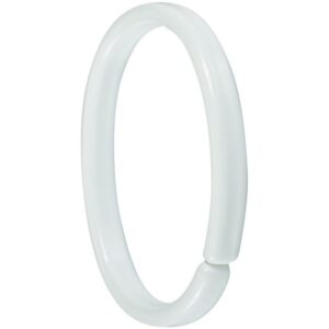 Anneau plastique blanc - Sachet de 12
