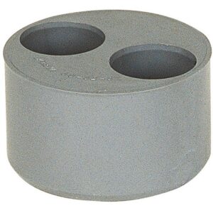 Tampon de réduction PVC gris 2 sortie - Femelle - Ø 93 - 40 - 40 mm - Girpi