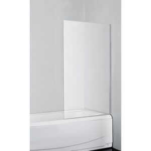 Pare-baignoire fixe – ODYSSEA – Transparence-B – Profilé Aluminium Argent Mat – 90 x 140 cm - Odyssea
