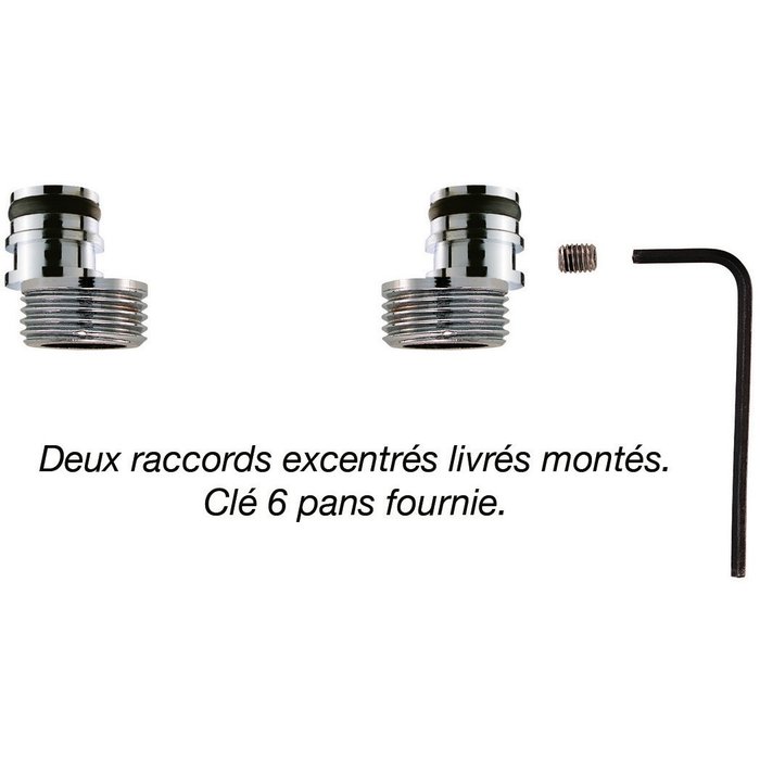 Mitigeur de douche - entraxes 60 à 80 mm - Delabie – Image 2