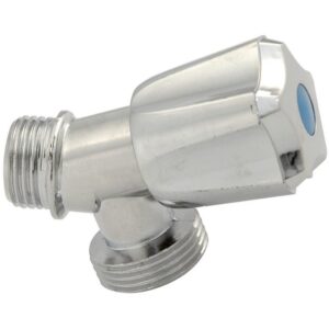 Robinet de machine à laver - SFERACO - Laiton chromé - 1/2" - 3/4" - Sferaco