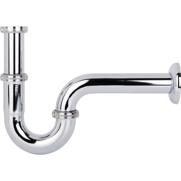 Siphon tube de lavabo - OMP - 1"1/4 - F Ø 32 mm - Laiton chromé - OMP TEA – Image 2