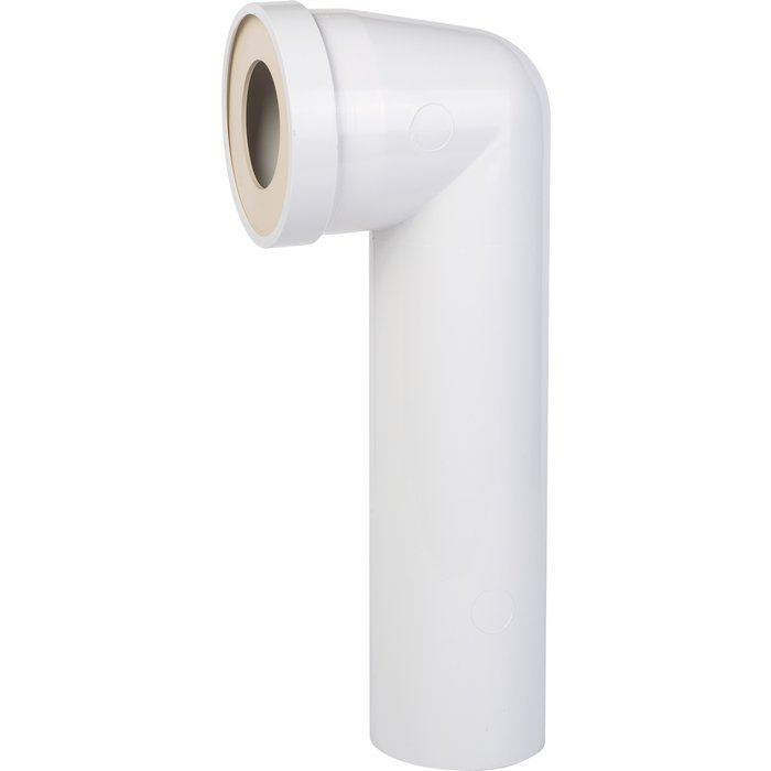 Pipe WC - REGIPLAST - Coudé 90° - Femelle-mâle - Ø 100 x L 350 mm - Regiplast