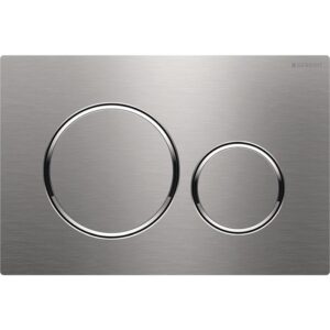 Plaque de commande - Geberit - Sigma20 - Double touche - Acier inoxydable - Geberit