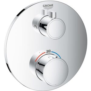 Façade douche - Grohtherm - Grohe - 2 sorties - Avec inverseur - Ø 158 mm - Grohe
