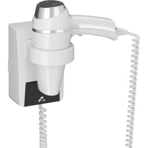 Sèche cheveux mural Clipper II Jvd - Blanc - JVD