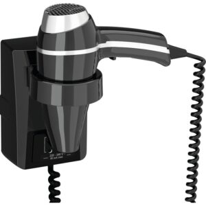 Sèche cheveux mural Clipper II Jvd - Noir - JVD
