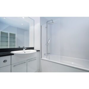 Pare-baignoire pivotant – ODYSSEA – Reflet-B – Profilé Aluminium Argent Mat – 80 x 140 cm - Odyssea