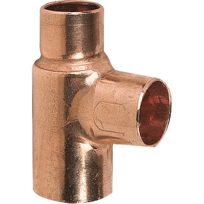 Raccord té inégal à souder - Cuivre - 130R