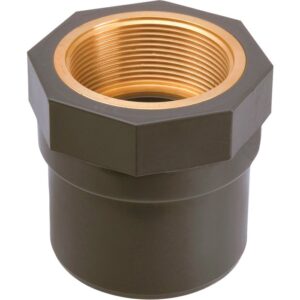 Manchon PVC avec taraudage laiton - Girpi