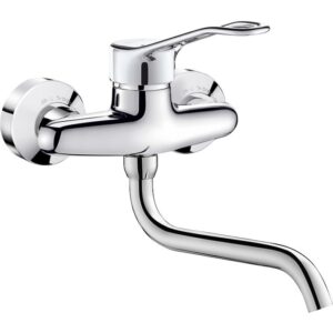 Mitigeur mural - Bec orientable - Delabie
