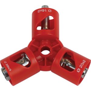 Outil de calibrage triple 16 20 26 mm et chanfrein pour tube multicouche Comap - Comap