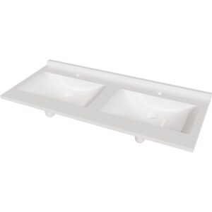 Plan double vasque - Résiplan - CREAZUR - l. 120 cm - Creazur