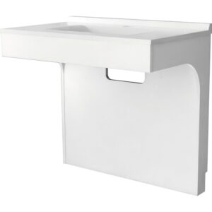 Corps de meuble Epure 80 blanc - CREAZUR