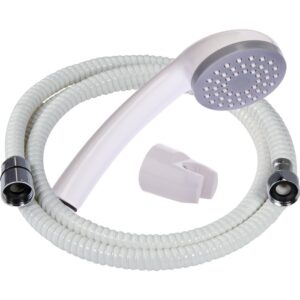 Kit de douche Simplex blanc avec support et flexible Odyssea - 1,5 m - Odyssea