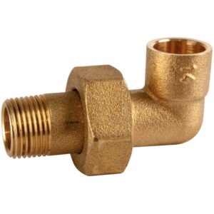 Raccord coudé à souder - Laiton - Mâle - 98GCU