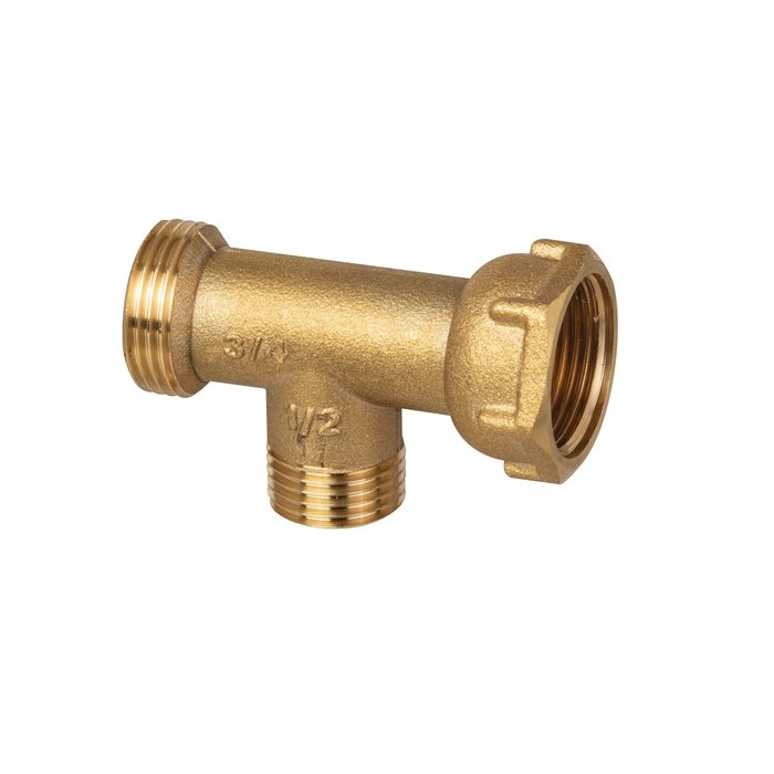 Té laiton collecteur modulaire M3/4" M1/2" F3/4" - Sobime