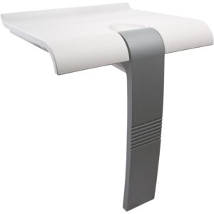 Siège de douche - PELLET - Arsis - L.442 x l.450 x h.500 mm - Blanc et gris - Pellet