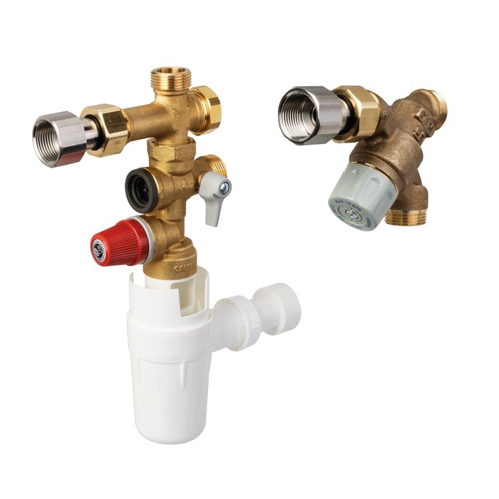 Kit de sécurité chauffe-eau thermodynamique - Siège laiton - KMIXH - Thermador