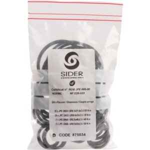 Assortiment de joints caoutchoucs - Sachet de 50 pièces - SIDER