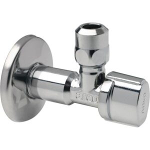 Robinet d'arrêt équerre sur rosace à manette - Nova - Arco - M 1/2" - Bicône Ø 10 mm - Arco