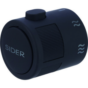 Manette de mitigeur thermostatique de douche - Sider - Ibaya - Noir mat - SIDER