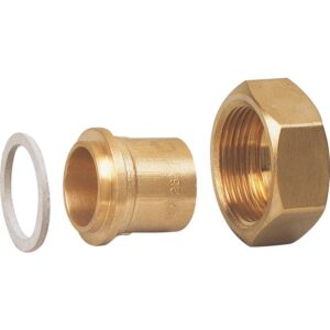 Raccord gaz droit deux pièces - BANIDES - A souder - F3/4" - Ø16mm - Banides et Debeaurain