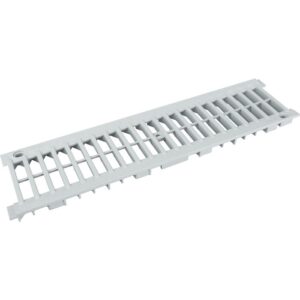 Grille de caniveau grise - 500 x 128 mm - NICOLL