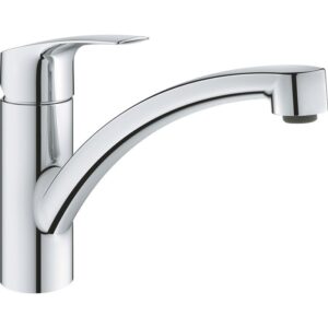 Mitigeur évier - GROHE - Eurosmart - Monotrou sur plage - Débit 9,5 l/min - Grohe PRO