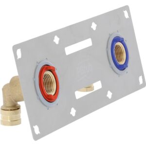 Sertifix double entraxe 150 mm - 16 mm - À glisser - PB tub - PbTub